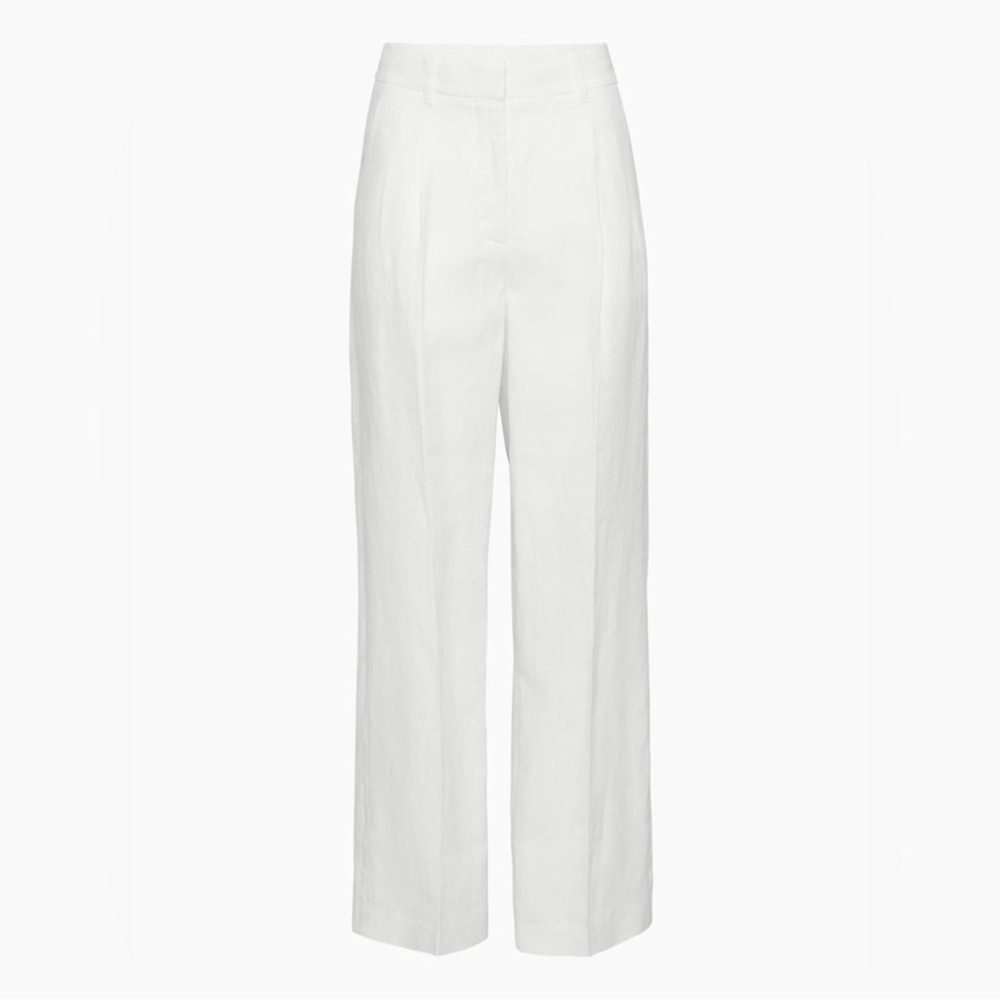 NWT Aritzia Wilfred Effortless Linen Pant - Picture 2 of 8